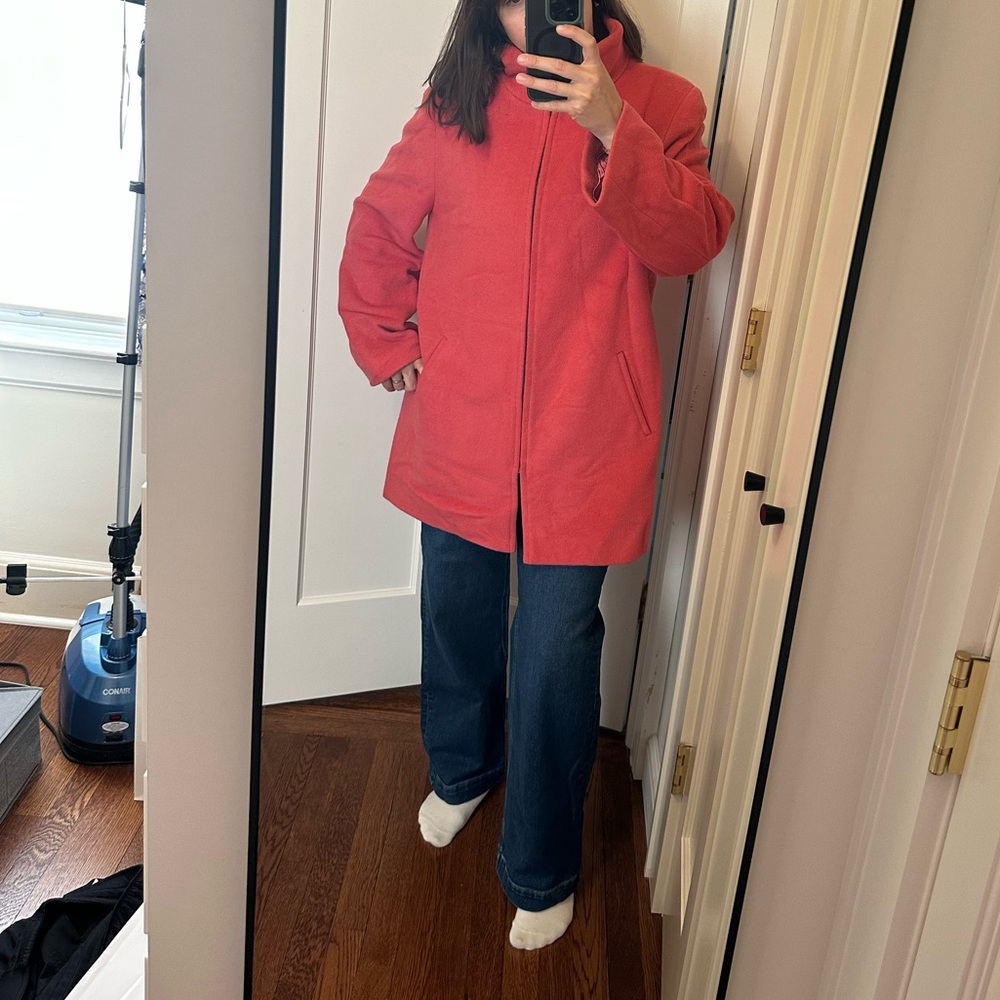 Beautiful Pink Wool Coat